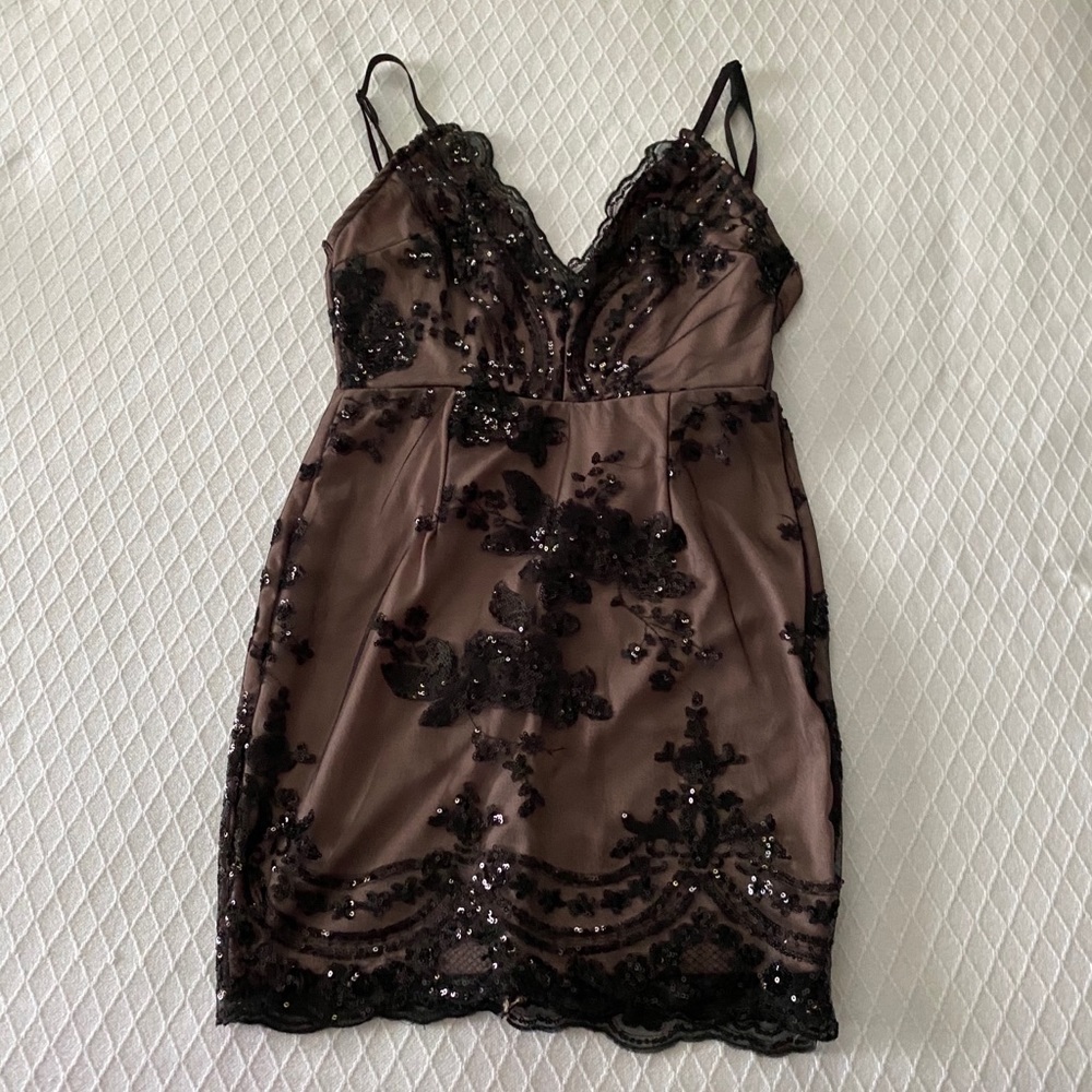 Boohoo Sequins Dress